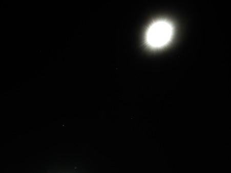 オリオン座とお月さま　iso100