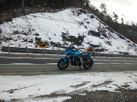 雪あるねぇ