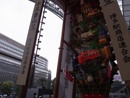 02 博多祇園山笠 飾り山 博多駅 2012年 アニメチャギントン写真画像2