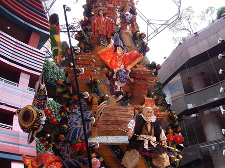 17 博多祇園山笠 飾り山 キャナルシティ博多 飛燕五条橋(ひえんごじょうばし)2012年 写真画像3