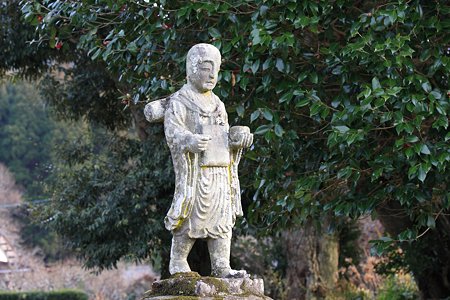 2012.01.28　佐賀　多久聖廟　托鉢姿の地蔵