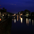 夜の浅野川　大橋?