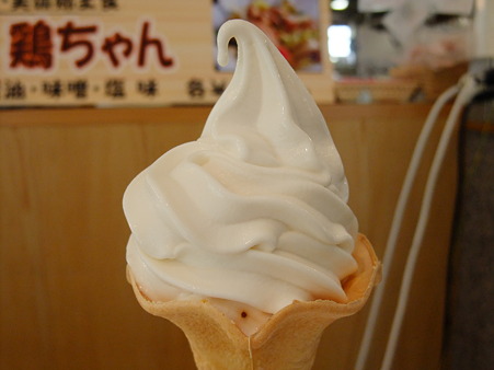 豆乳ソフト(道の駅・道の駅星のふる里ふじはし【岐阜】)