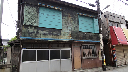 青物横丁 看板建築 自転車屋さんだったようだ。