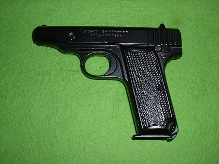 中田製 無可動文鎮「1式(浜田式)拳銃」 左側面 Doburoku-TAO