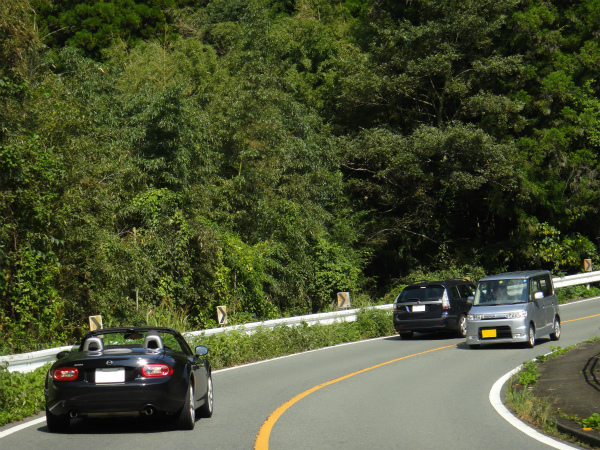 国道４４５号線をNCと東へ向かう